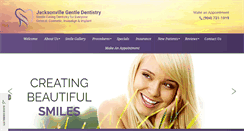 Desktop Screenshot of gentleladydentist.com